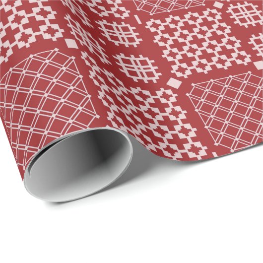 Welsh Tapestry Pattern Carthen Wrapping Paper Cadeaupapier (Rol Hoek)