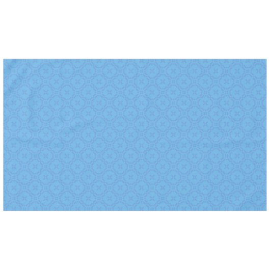 Welsh Tapestry Pattern, Chic Blue Tablecloth Tafelkleed (Voorkant (Horizontaal))