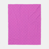 Welsh tapijt patroon, chique roze fleece deken (Voorkant)