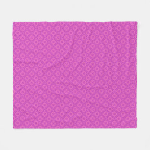 Welsh tapijt patroon, chique roze fleece deken