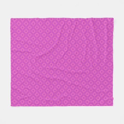 Welsh tapijt patroon, chique roze fleece deken (Voorkant (Horizontaal))