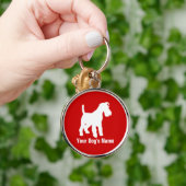 Welsh Terrier シ ュ ウ ェ テ リ ル Sleutelhanger (Hand)