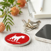 Welsh Terrier シ ュ ウ ェ テ リ ル Sleutelhanger (Zijkant)