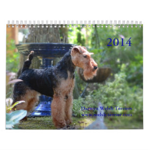 Welsh Terrier 2014 Agenda van Darwyn Kalender