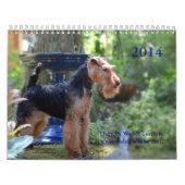 Welsh Terrier 2014 Agenda van Darwyn Kalender (Hoes)