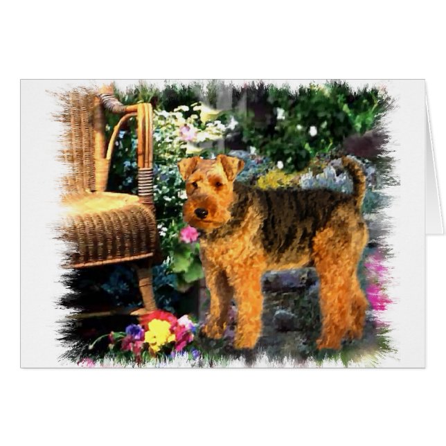 Welsh Terrier Art Gifts (Voorkant Horizontaal)