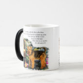 Welsh Terrier Art Gifts Magische Mok (Voorkant links)