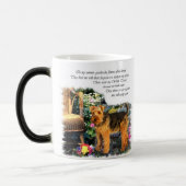 Welsh Terrier Art Gifts Magische Mok (Links)