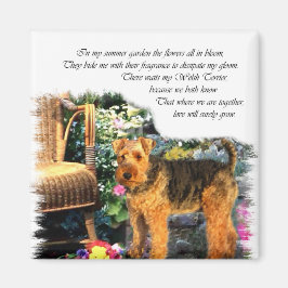 Welsh Terrier Art Gifts Magneet