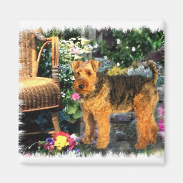 Welsh Terrier Art Gifts Magneet