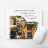 Welsh Terrier Art Gifts Muismat (Met muis)