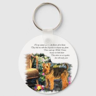 Welsh Terrier Art Gifts Sleutelhanger