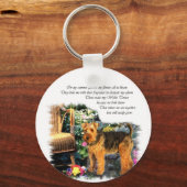 Welsh Terrier Art Gifts Sleutelhanger (Voorkant)