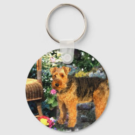 Welsh Terrier Art Gifts Sleutelhanger