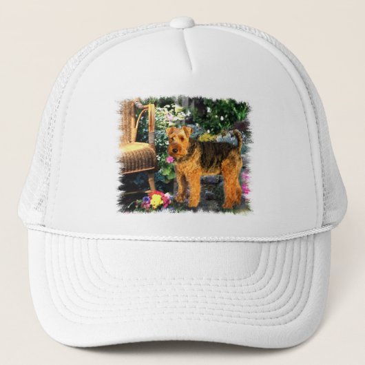 Welsh Terrier Art Gifts Trucker Pet (Voorkant)