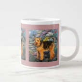 Welsh Terrier Art Grote Koffiekop (Rechts)