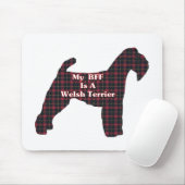 Welsh Terrier BFF-cadeaus Muismat (Met muis)