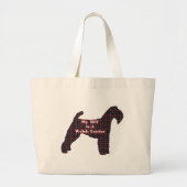 Welsh Terrier BFF Canvas tas (Voorkant)