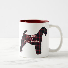Welsh Terrier BFF Gifts Tweekleurige Koffiemok