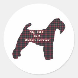 Welsh Terrier BFF Sticker