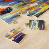 Welsh Terrier: Black and Tan Welshie Legpuzzel (Zijkant)