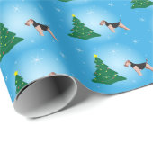 Welsh Terrier Blue-kerstinpakpapier Cadeaupapier (Rol Hoek)