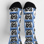 Welsh Terrier Blue Puppy Gepersonaliseerd thema Sokken (Top)