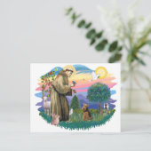 Welsh Terrier Briefkaart (Staand voorkant)