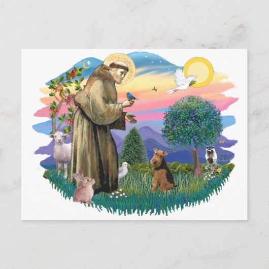 Welsh Terrier Briefkaart (Voorkant)