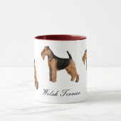 Welsh Terrier Ceramic Mok (Midden)