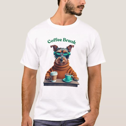 Welsh Terrier Cool Vibes T-shirt Collectie - Dino (Voorkant)