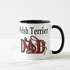 Welsh Terrier Dad Gifts Mok