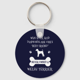 Welsh Terrier Dog Best Friend Sleutelhanger