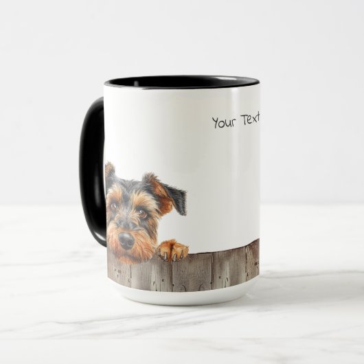 Welsh Terrier Dog Mok (Voorkant links)