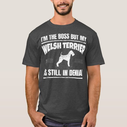 Welsh Terrier Dog Training Funny Dog Lover Shirt (Voorkant)