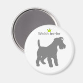 Welsh terrier g5 magneet (Voorkant / Achterkant)