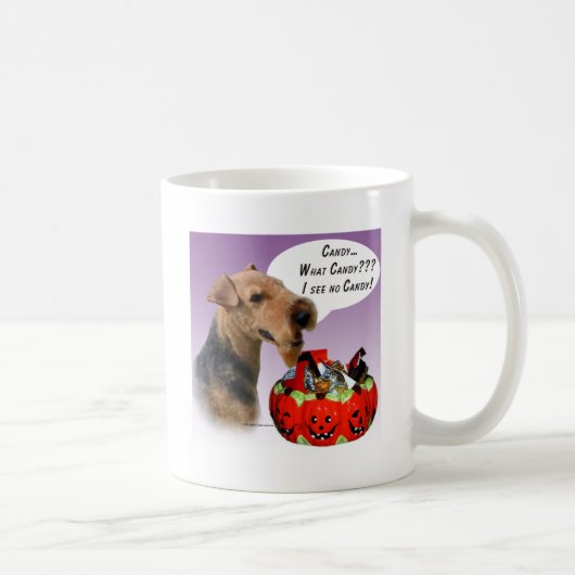 Welsh Terrier Halloween Snoep Koffiemok (Rechts)