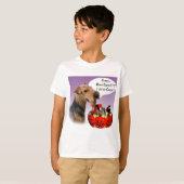 Welsh Terrier Halloween Snoep T-shirt (Voorkant volledig)