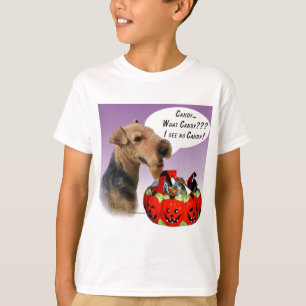 Welsh Terrier Halloween Snoep T-shirt