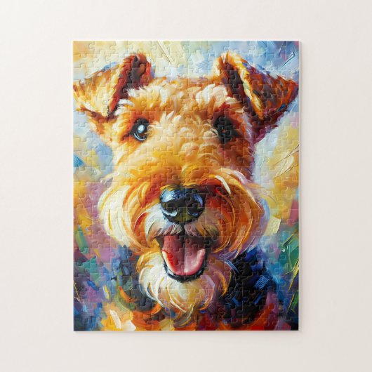 Welsh Terrier Hond Acryl Print Hondenliefhebber Gi Legpuzzel (Verticaal)
