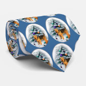 Welsh Terrier kerstcadeautjes Stropdas (Opgerold)