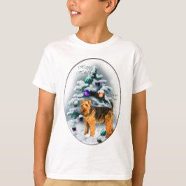 Welsh Terrier kerstcadeautjes T-shirt
