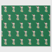 Welsh Terrier-kerstinpakpapier Cadeaupapier (Vlak)