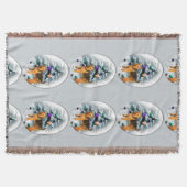 Welsh Terrier Kerstmis Deken (Voorkant)