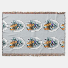 Welsh Terrier Kerstmis Deken