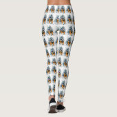 Welsh Terrier Kerstmis Leggings (Achterkant)