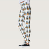 Welsh Terrier Kerstmis Leggings (Links)