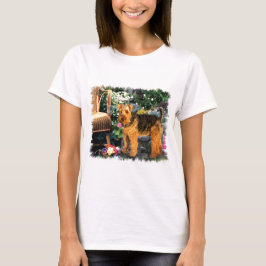Welsh Terrier Kunst Cadeaus T-shirt