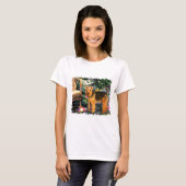 Welsh Terrier Kunst Cadeaus T-shirt (Voorkant volledig)