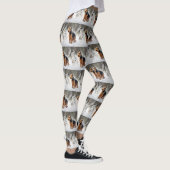 Welsh Terrier Laat het sneeuwen Kerstmis Leggings (Rechts)
